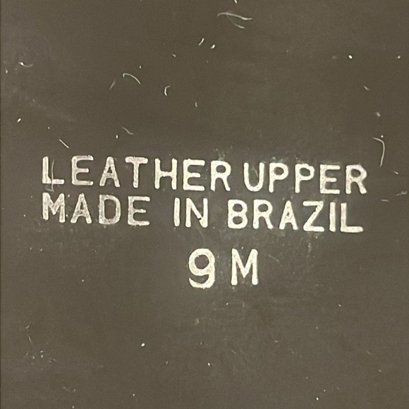 Mia leather sandals chocolate brown made in Brazil size 9M - Picture 8 of 9